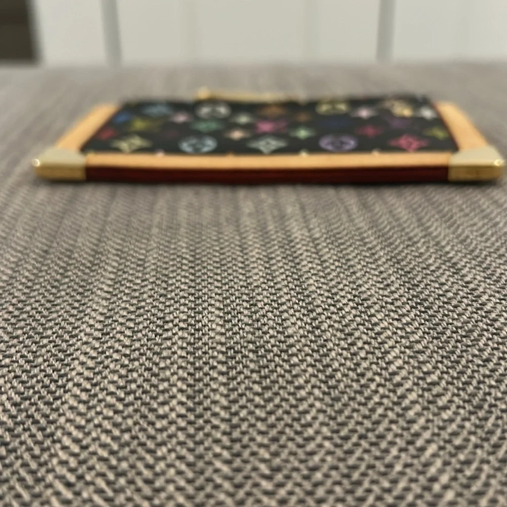 Louis Vuitton Takahashi Murakami key cles black multicolor RARE - Picture 6 of 16